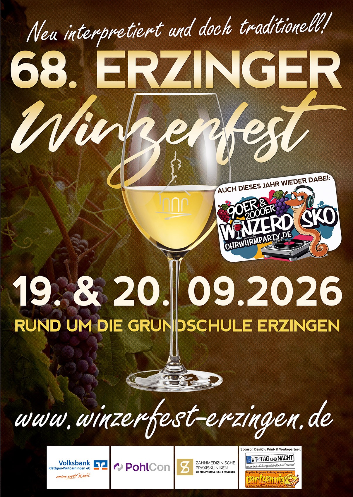 68. Erzinger Winzerfest — 19. und 20. September 2026